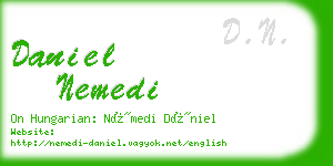 daniel nemedi business card